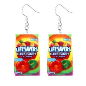Lifesavers Hard Candy Earrings